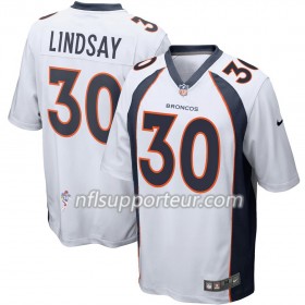 Maillot Homme Denver Broncos Phillip Lindsay 30 Nike Blanc